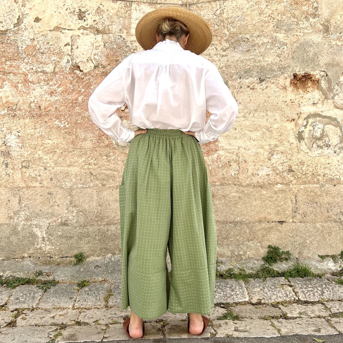 Vacation loose pants 287