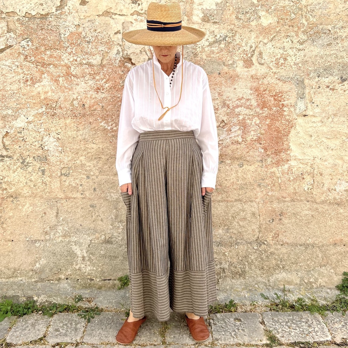 Vacation loose pants 287