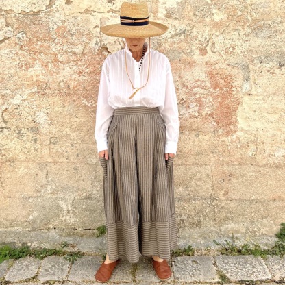 Vacation loose pants 287