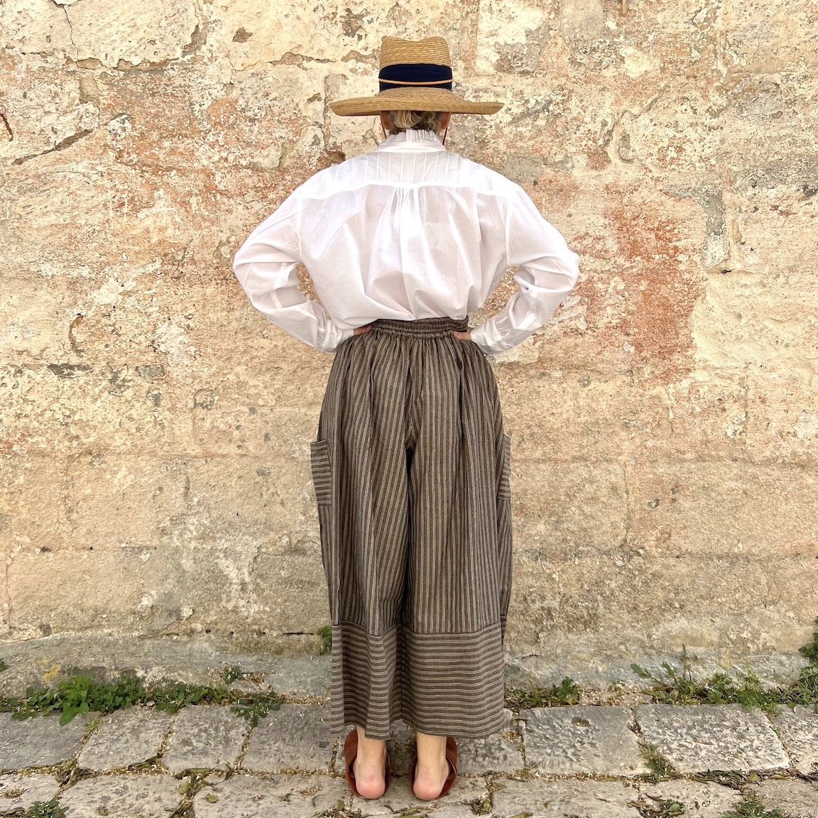 Vacation loose pants 287