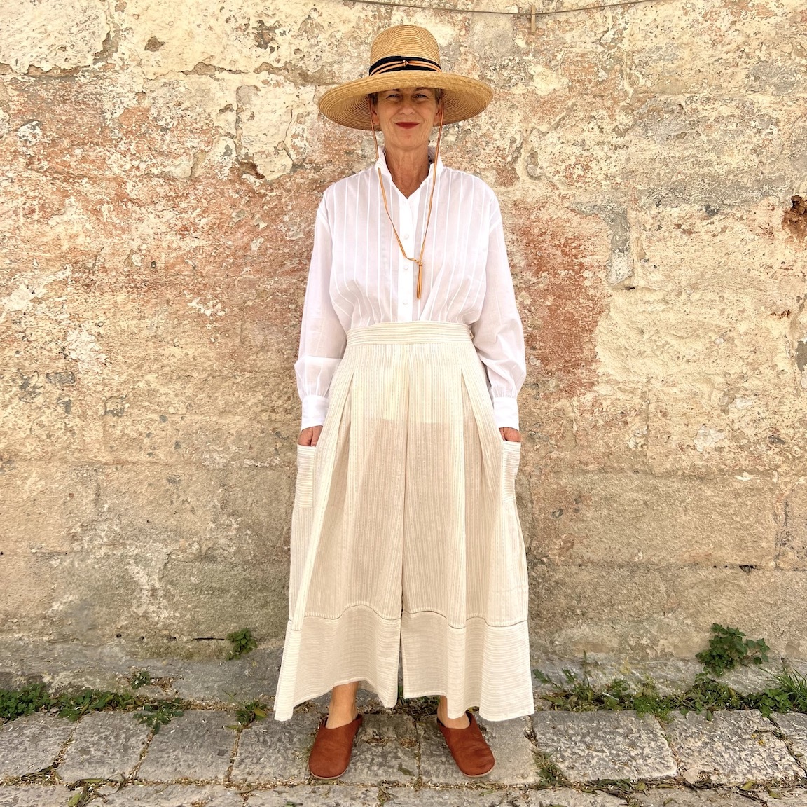 Vacation loose pants 287