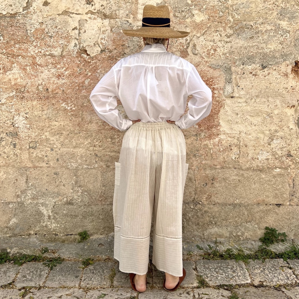 Vacation loose pants 287