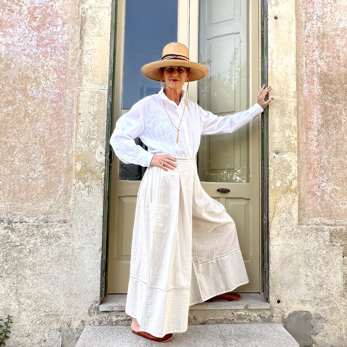 Vacation loose pants 287
