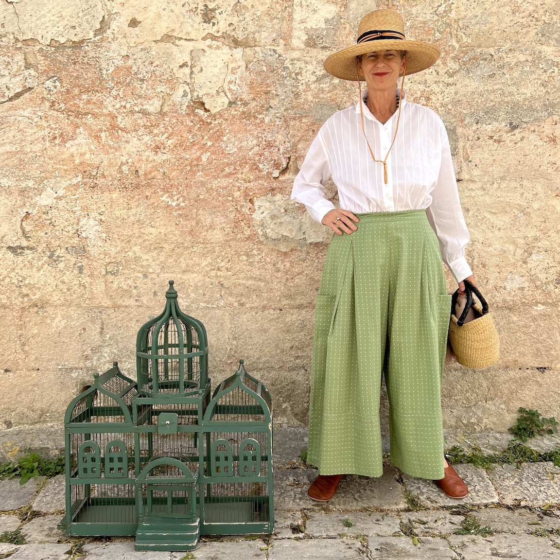 Vacation loose pants 287