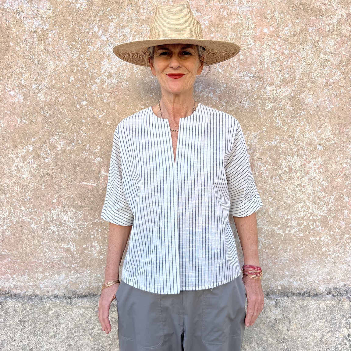 Vacation loose shirt 291