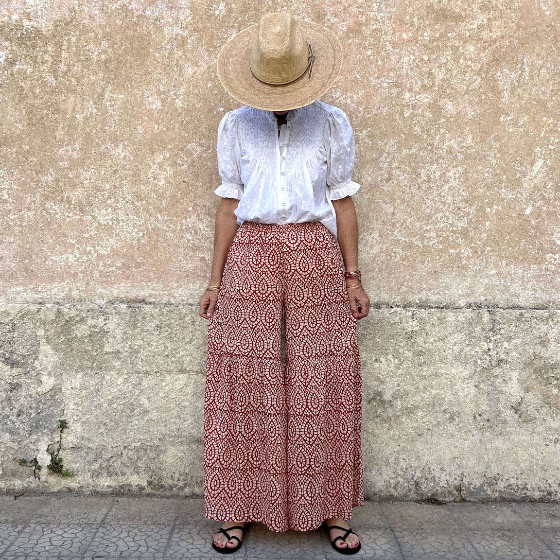 Vacation loose pants 298