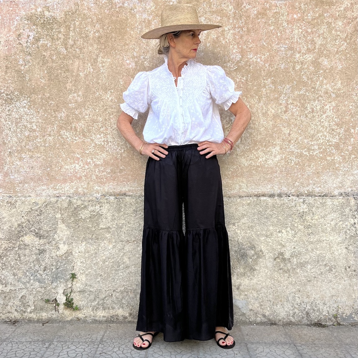 Vacation loose pants 298