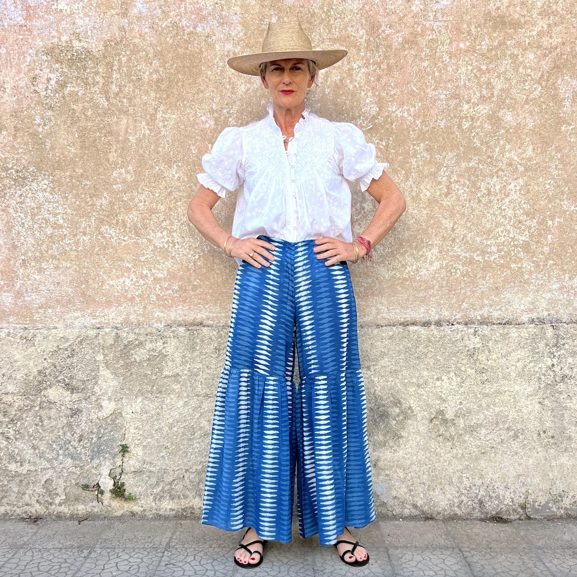 Vacation loose pants 298