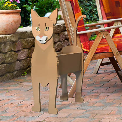 Abyssinian Cat Planter