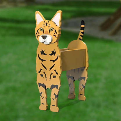Bengal Cat Planter
