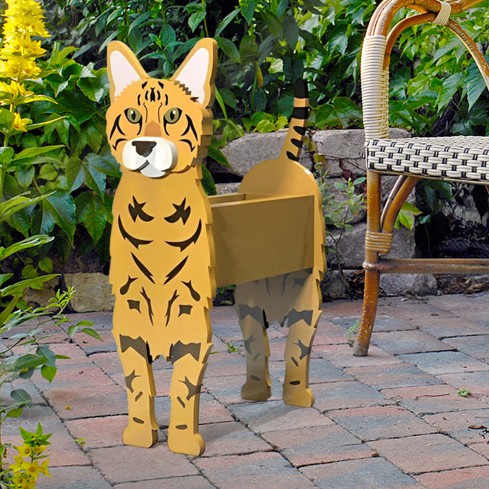 Bengal Cat Planter