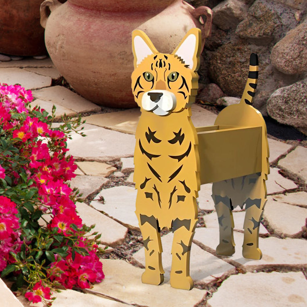 Bengal Cat Planter