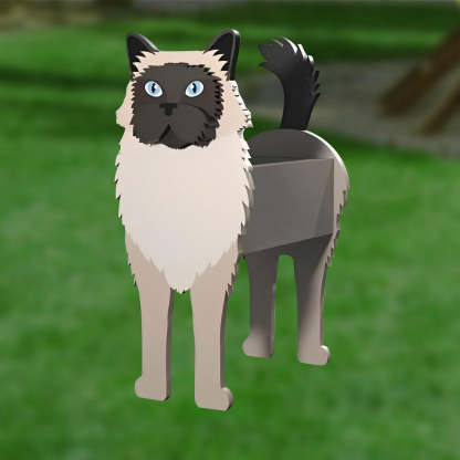 Birman Cat Planter