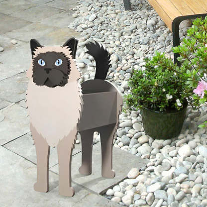 Birman Cat Planter