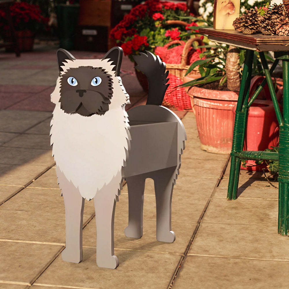 Birman Cat Planter