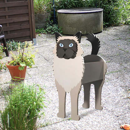Birman Cat Planter