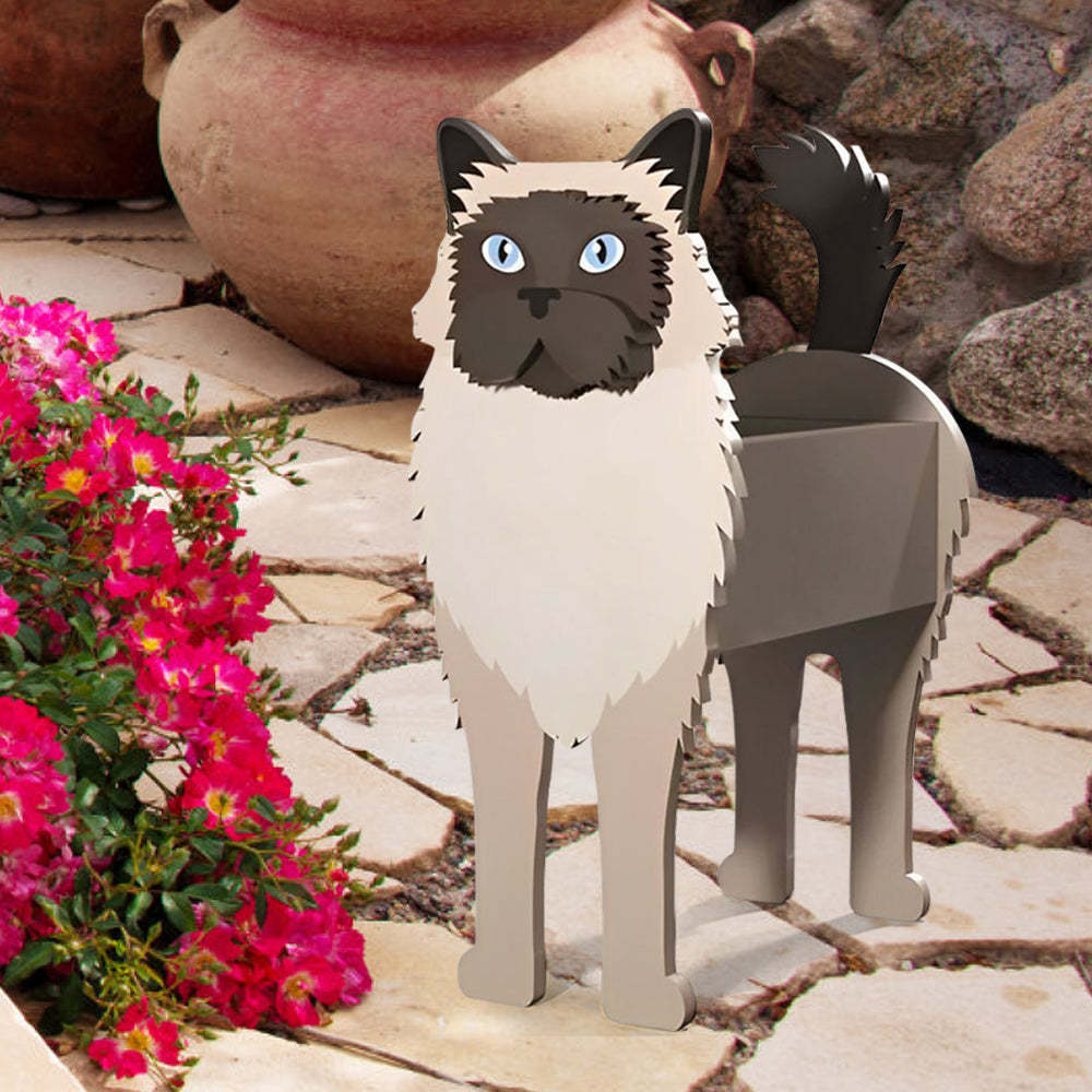 Birman Cat Planter