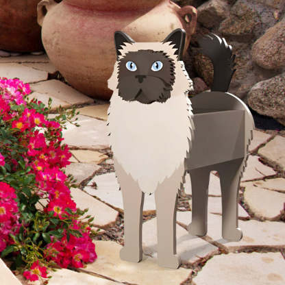 Birman Cat Planter