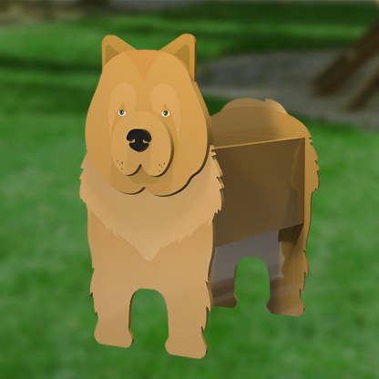 Chow Chow Planter