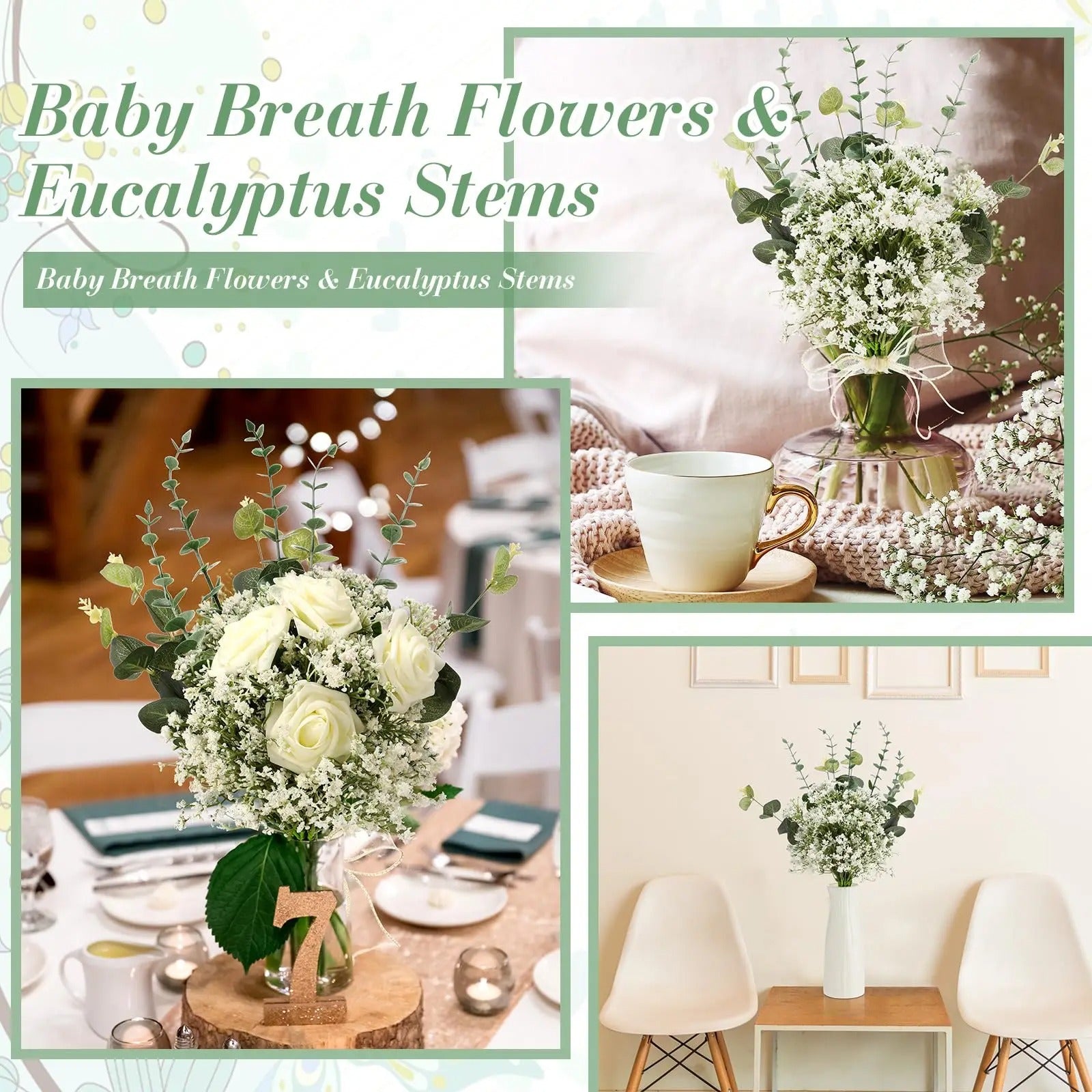 Artificial Baby's Breath Flowers