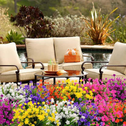 Outdoor Artificial Flowers💐1 Bundle(Includes 30 flowers)-1