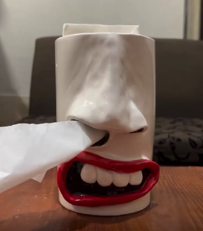 🎅NEW YEAR 49%OFF🎅 Handmade Funny Face Tissue Holder