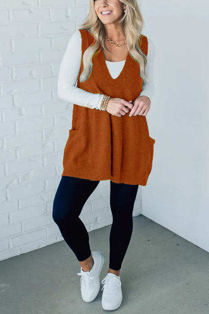 ✨Black Friday Hot Sale 60% Off🎉-Cozy Pocket Sweater Vest