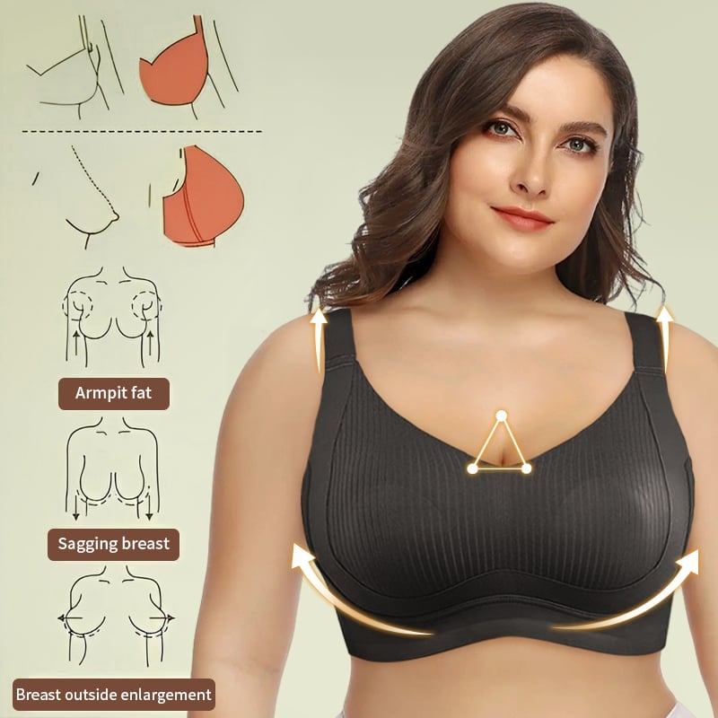 BUY 1 GET 3 Packs🎁Wire-Free Top Support Bra👍No More Sagging Breasts