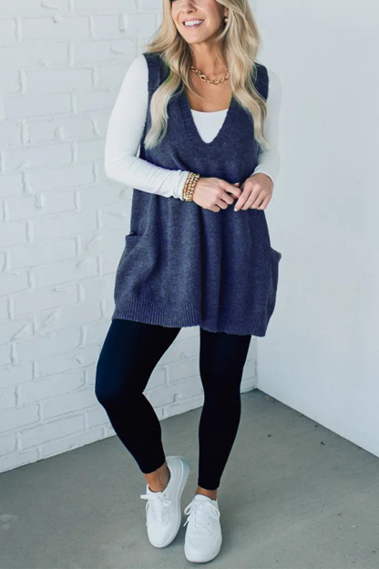 ✨Black Friday Hot Sale 60% Off🎉-Cozy Pocket Sweater Vest