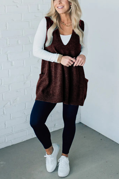 ✨Black Friday Hot Sale 60% Off🎉-Cozy Pocket Sweater Vest