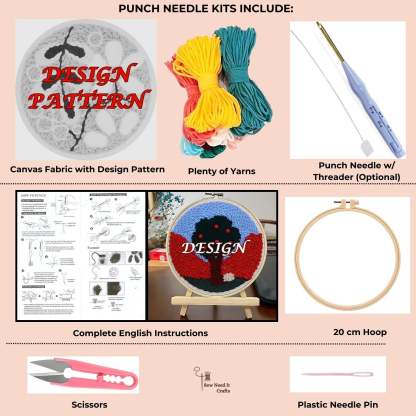 DIY Punch Needle Craft Set 2