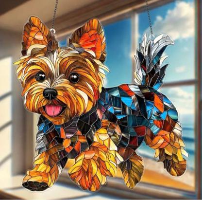 🌞🐕‍🦺Cute Chihuahua Suncatcher BUY 1 GET 1 FREE(2PCS)
