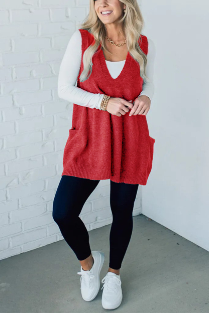 ✨Black Friday Hot Sale 60% Off🎉-Cozy Pocket Sweater Vest