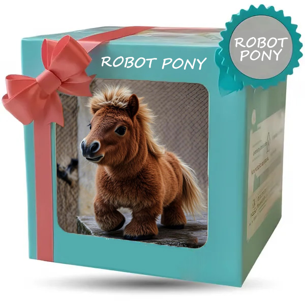 🐎NICOO - My Realistic Robot Pony Walks, barks, and wags its tail—just like the real thing!