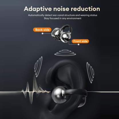 2025 New Arrival -  Ear Clip Bluetooth Headphones  with Touch Screen