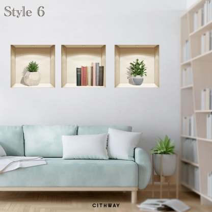 🌺Self-Adhesive 3D Plant Wall Stickers🎉
