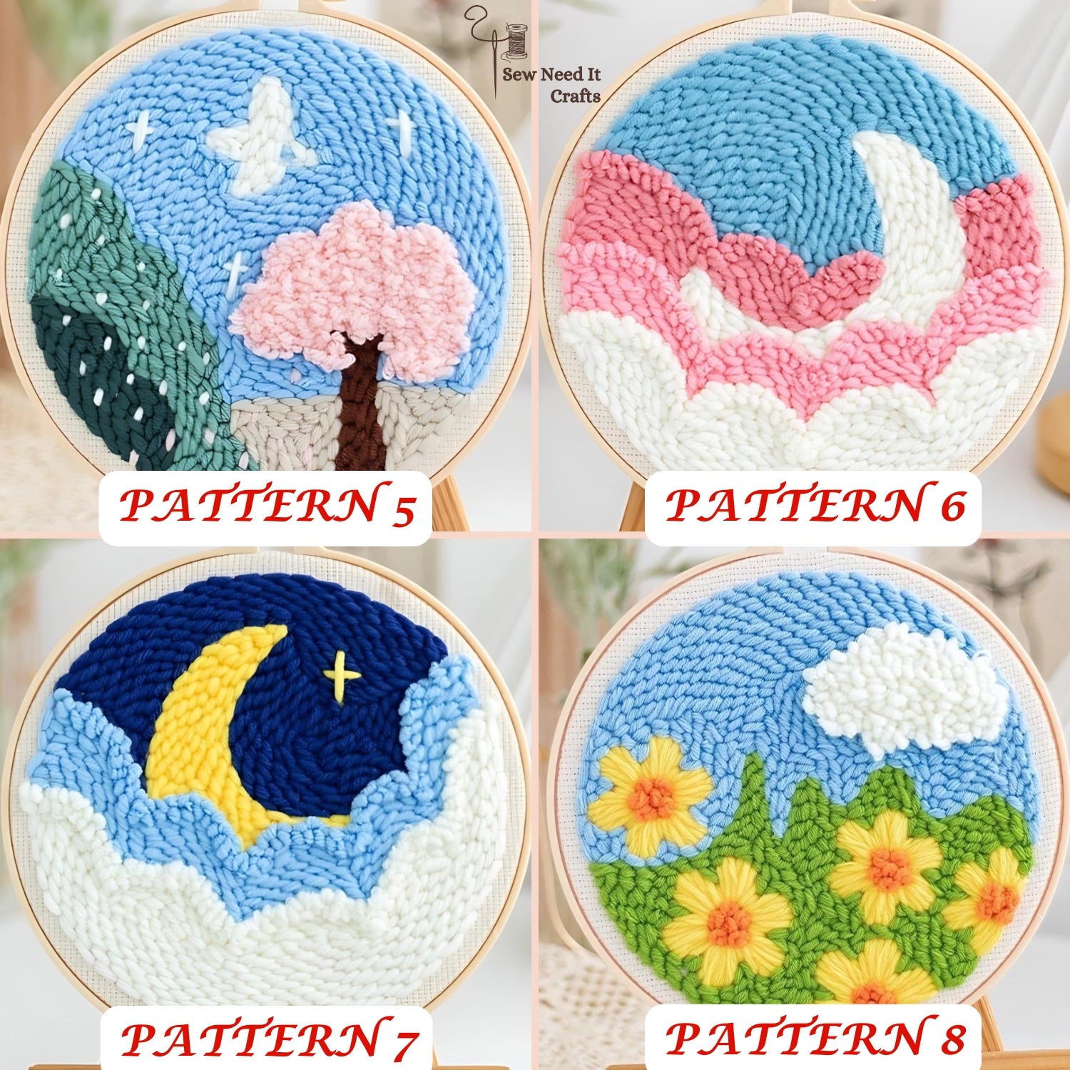 DIY Punch Needle Craft Set 3