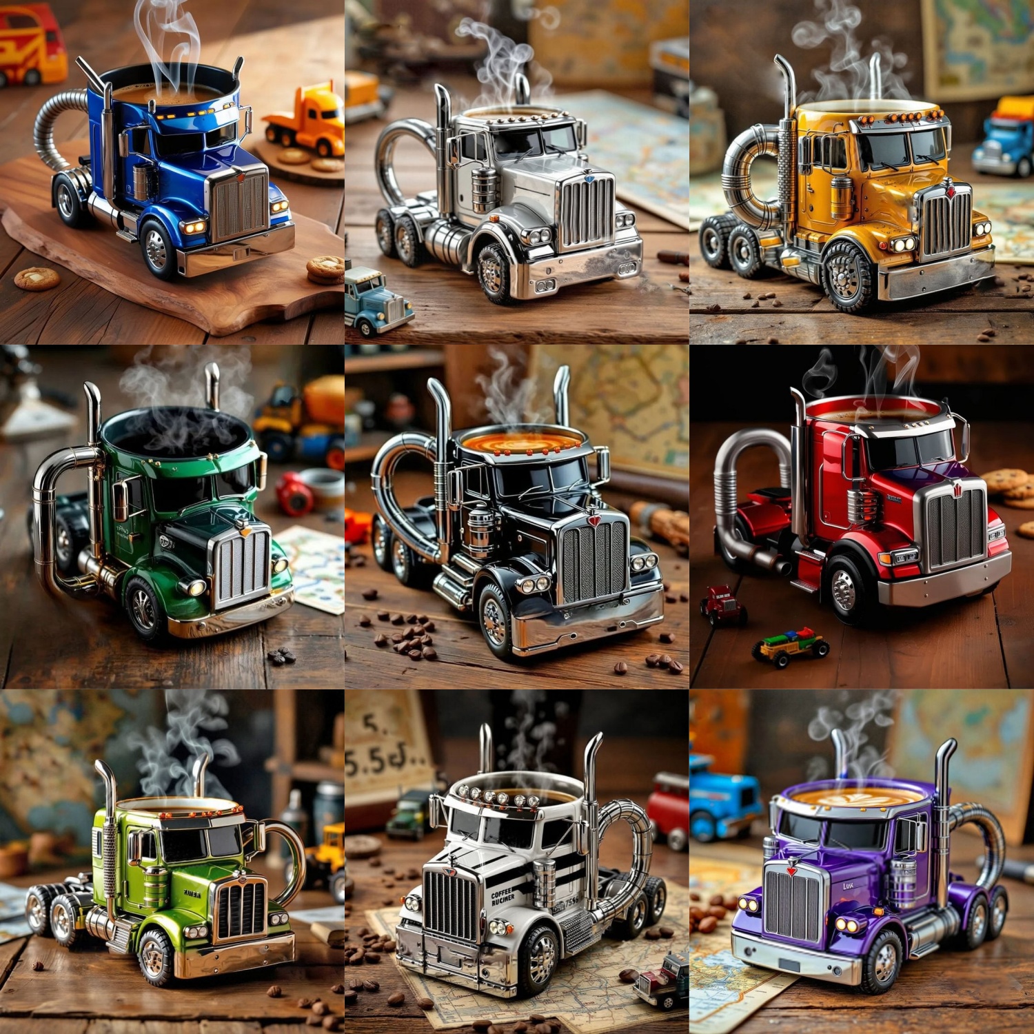 🔥Last 4 hours Sale: Save $30 -Handcrafted Truck Coffee mug