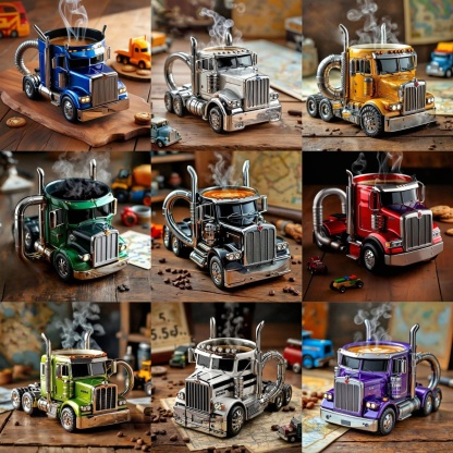 🔥Last 4 hours Sale: Save $30 -Handcrafted Truck Coffee mug
