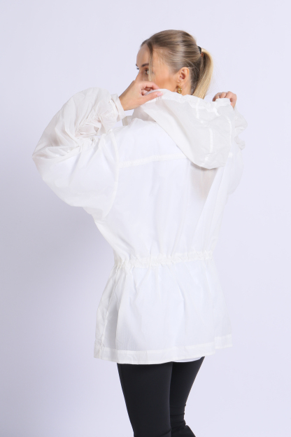 NUCBN® Lightweight translucent sun protection clothing rainproof sun protection clothing outdoor running women's hooded sun protection clothing