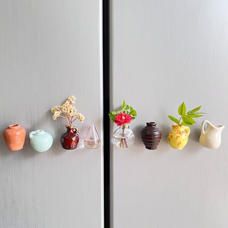 YEAR-END Promotion - 🔥Mini Ceramics Vase Fridge Magnet