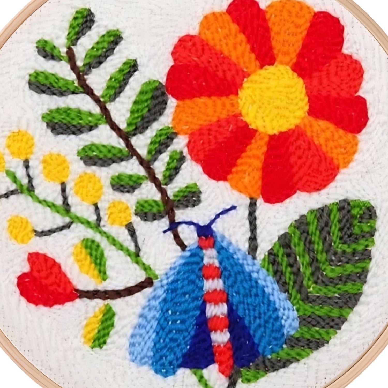 Flower Punch Needle Kit for Beginners