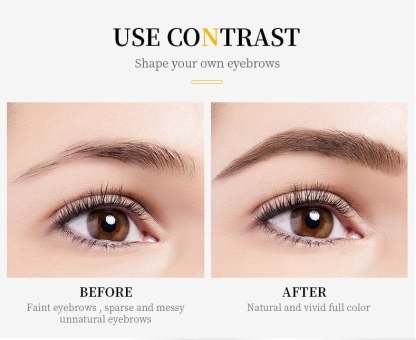 3D Waterproof 4 Fork Tip Eyebrow Pencil