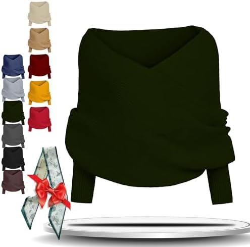 Knitted Cable Wrap for Women Knitted Cable Wrap