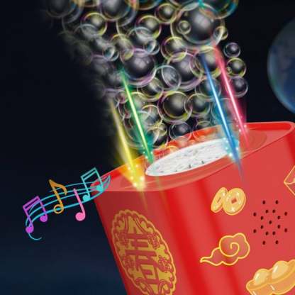 🌲Sale 48%OFF🎁Firework Bubble Machine | Automatic Bubble Maker Toys with Music & Colorful Light (no Bubble Liquid)