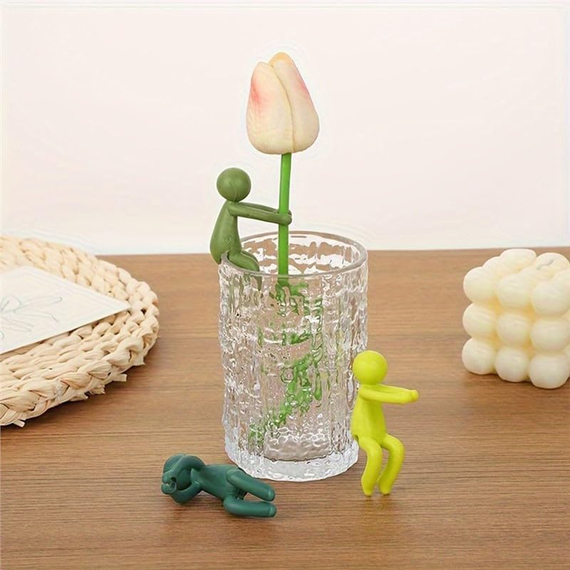 Plant Cutting Holder, Plant Propagation Buddy, Plant Propagation Friends, Plant Nurturing Decorative Plant Supports (6 PCS Mix Color)