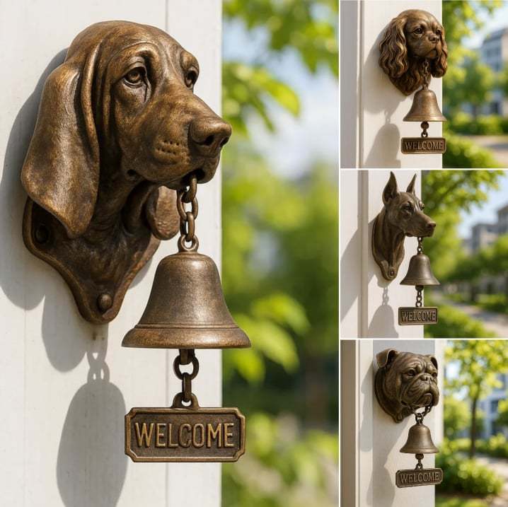 🔥Handmade Dog Welcome Bell