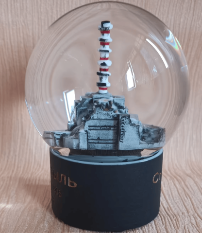 Chernobyl Snow Globe