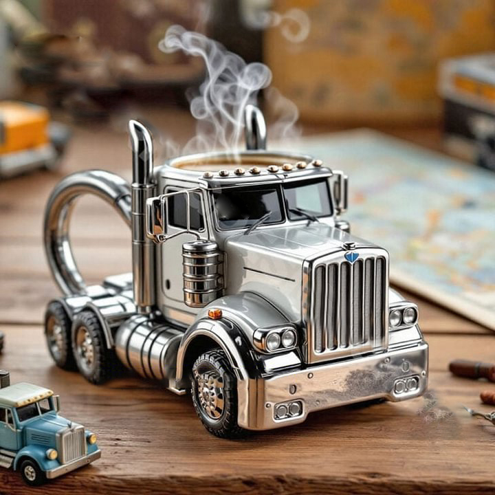 🔥Last 4 hours Sale: Save $30 -Handcrafted Truck Coffee mug