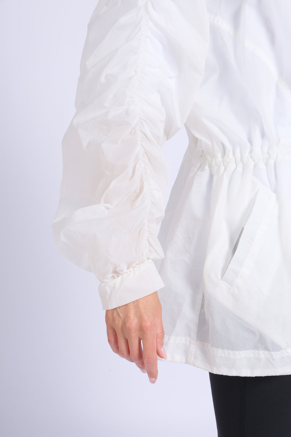 NUCBN® Lightweight translucent sun protection clothing rainproof sun protection clothing outdoor running women's hooded sun protection clothing